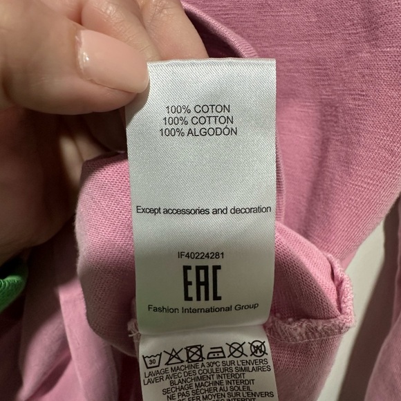 Eden Park Paris Men's Pink Long Sleeve Shirt NWOT size M - Picture 7 of 8